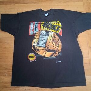 Vintage 1994 Houston Rockets Champions NBA Salem Sportswear Single Stitch XL